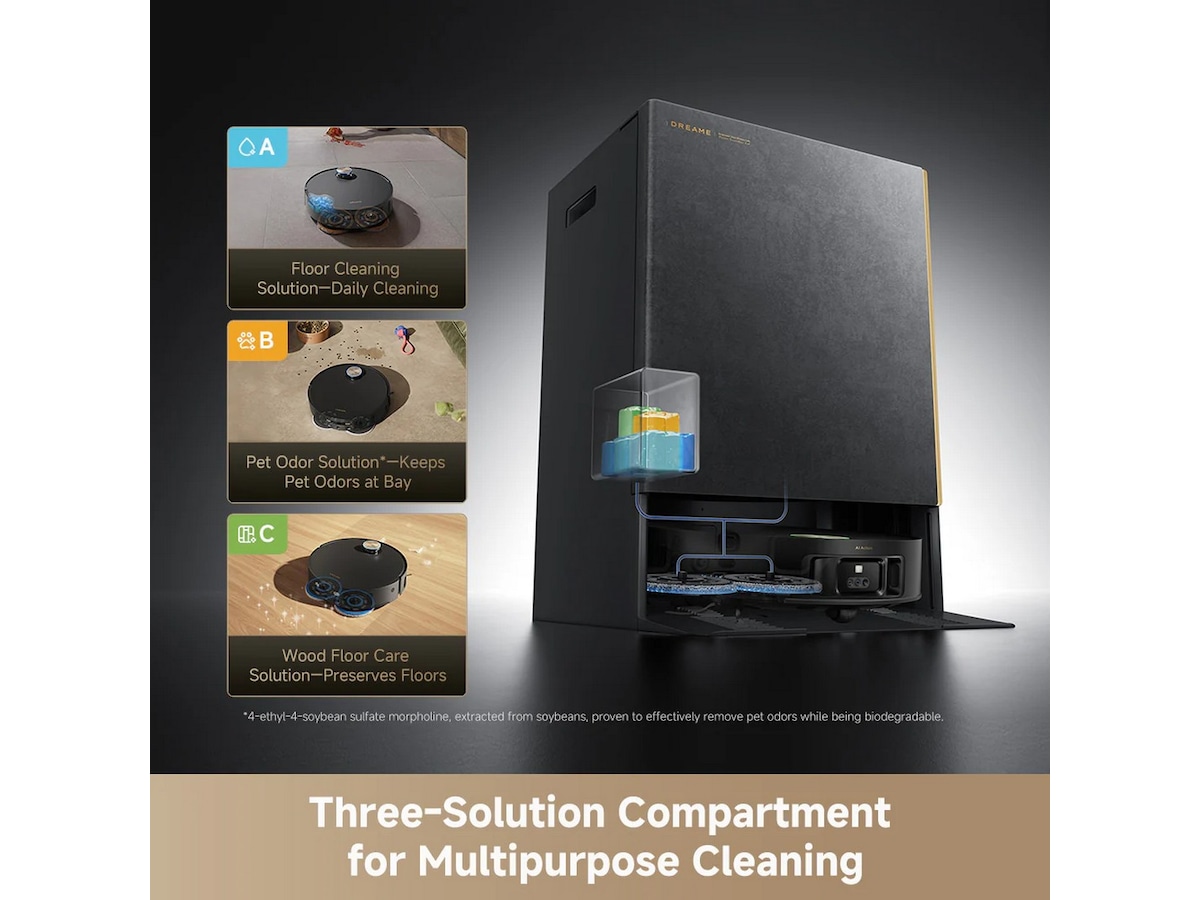 Dreame matrix 10 Ultra Robotdammsugare (svart) Robotstøvsugere