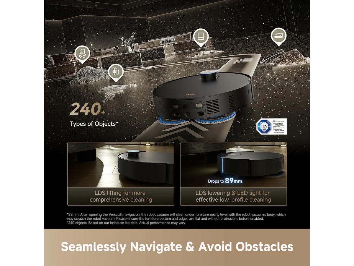 Dreame matrix 10 Ultra Robotdammsugare (svart) Robotstøvsugere