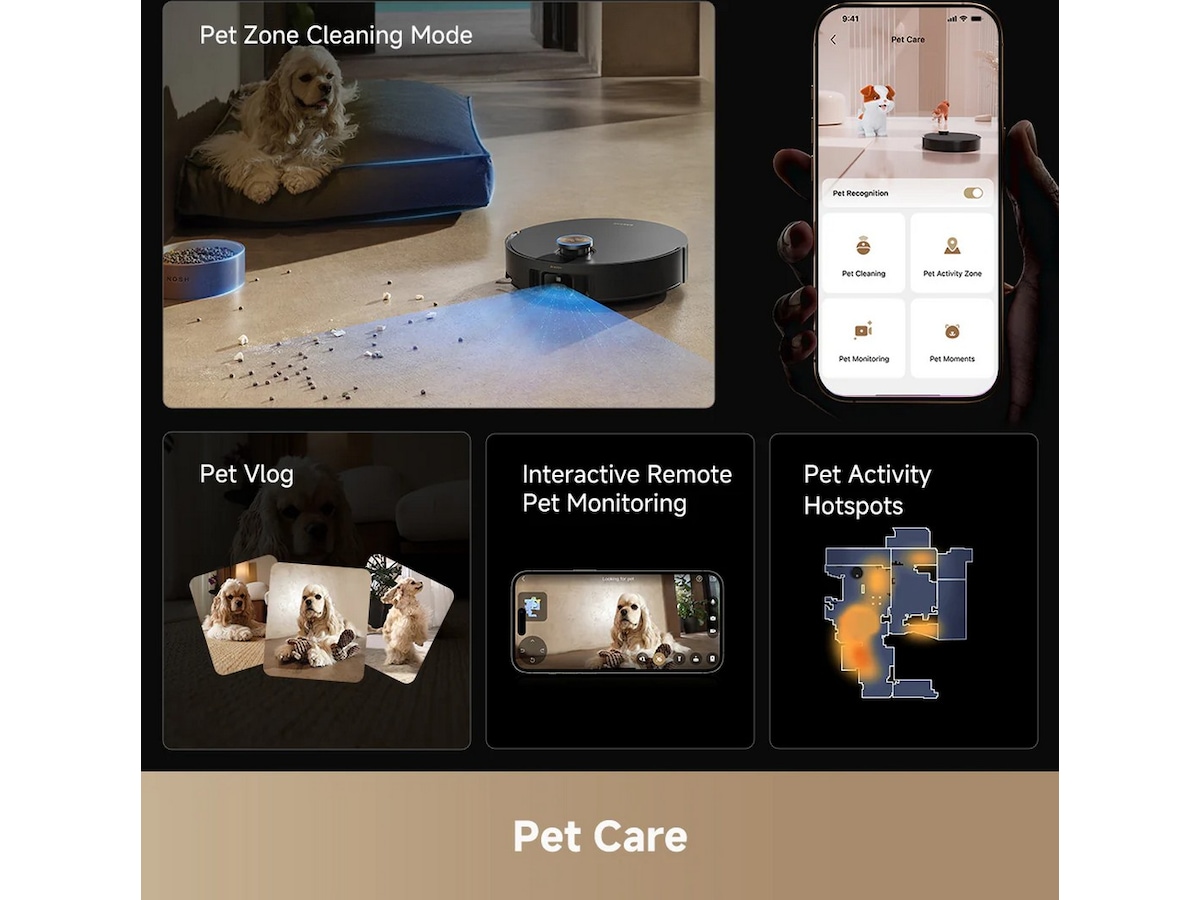 Dreame matrix 10 Ultra Robotdammsugare (svart) Robotstøvsugere