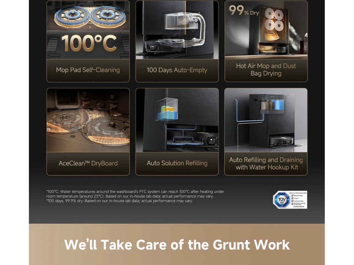 Dreame matrix 10 Ultra Robotdammsugare (svart) Robotstøvsugere