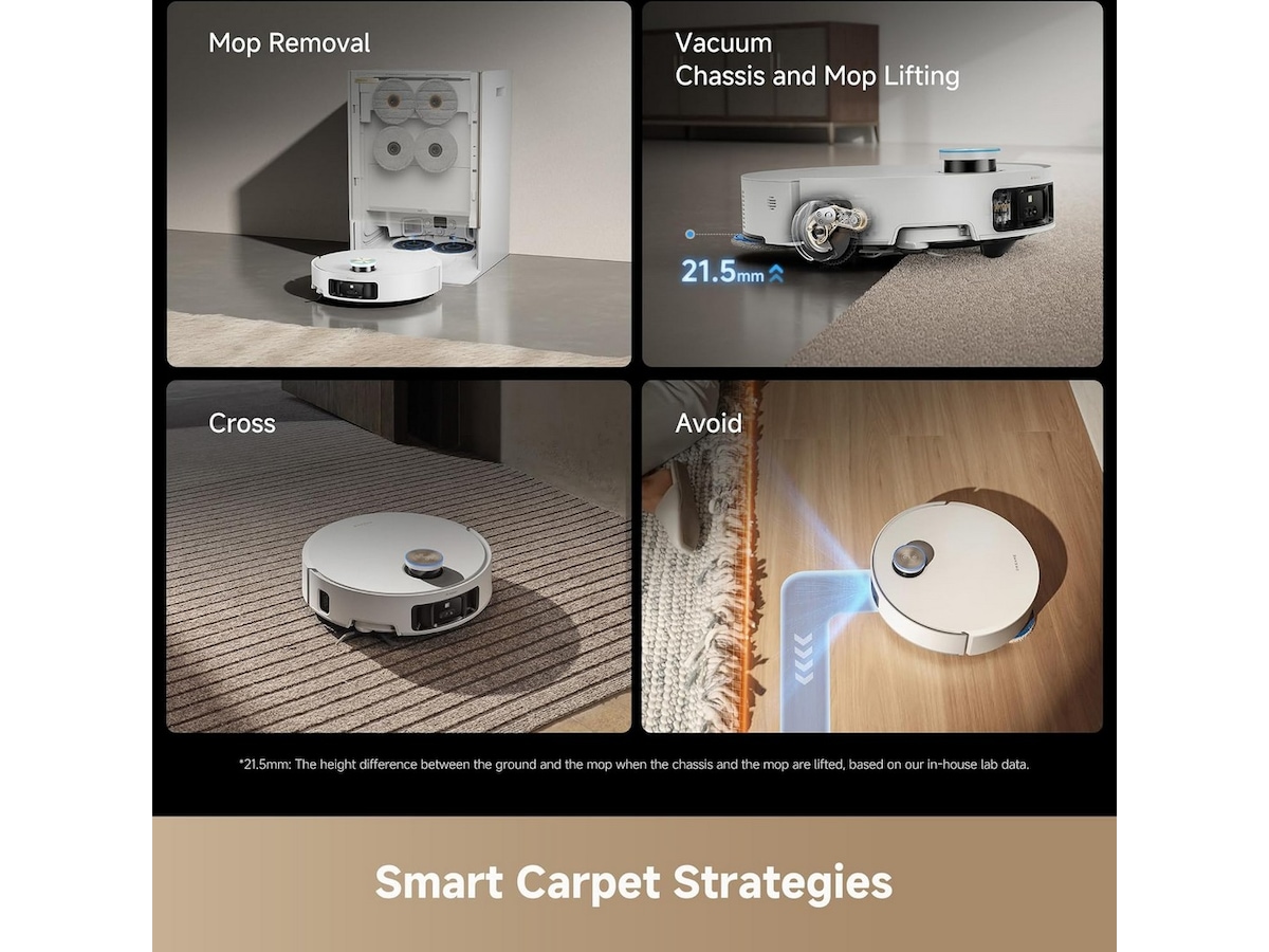 Dreame matrix 10 Ultra Robotdammsugare (vit) Robotstøvsugere