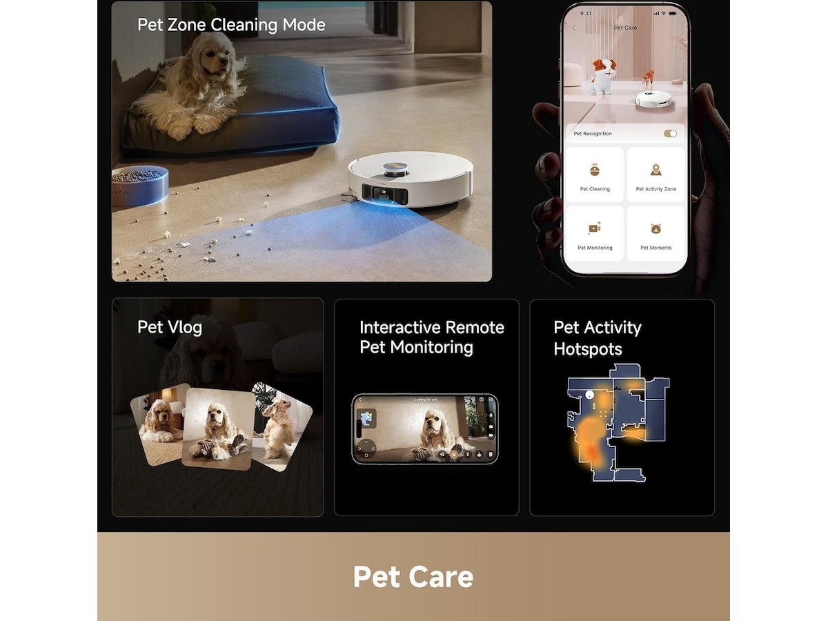 Dreame matrix 10 Ultra Robotdammsugare (vit) Robotstøvsugere