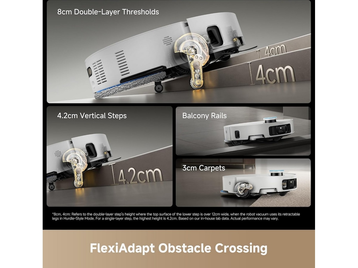 Dreame matrix 10 Ultra Robotdammsugare (vit) Robotstøvsugere