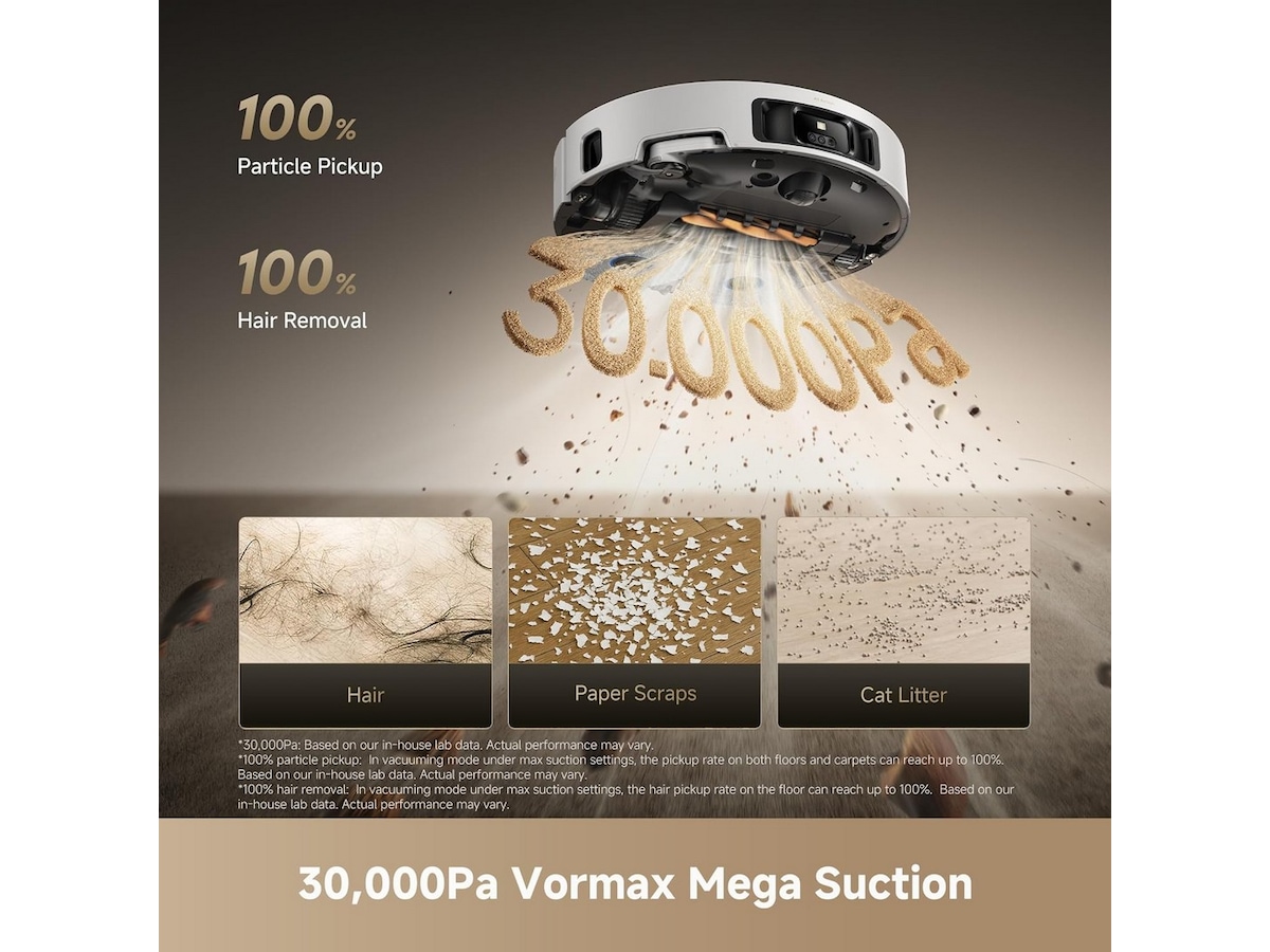 Dreame matrix 10 Ultra Robotdammsugare (vit) Robotstøvsugere