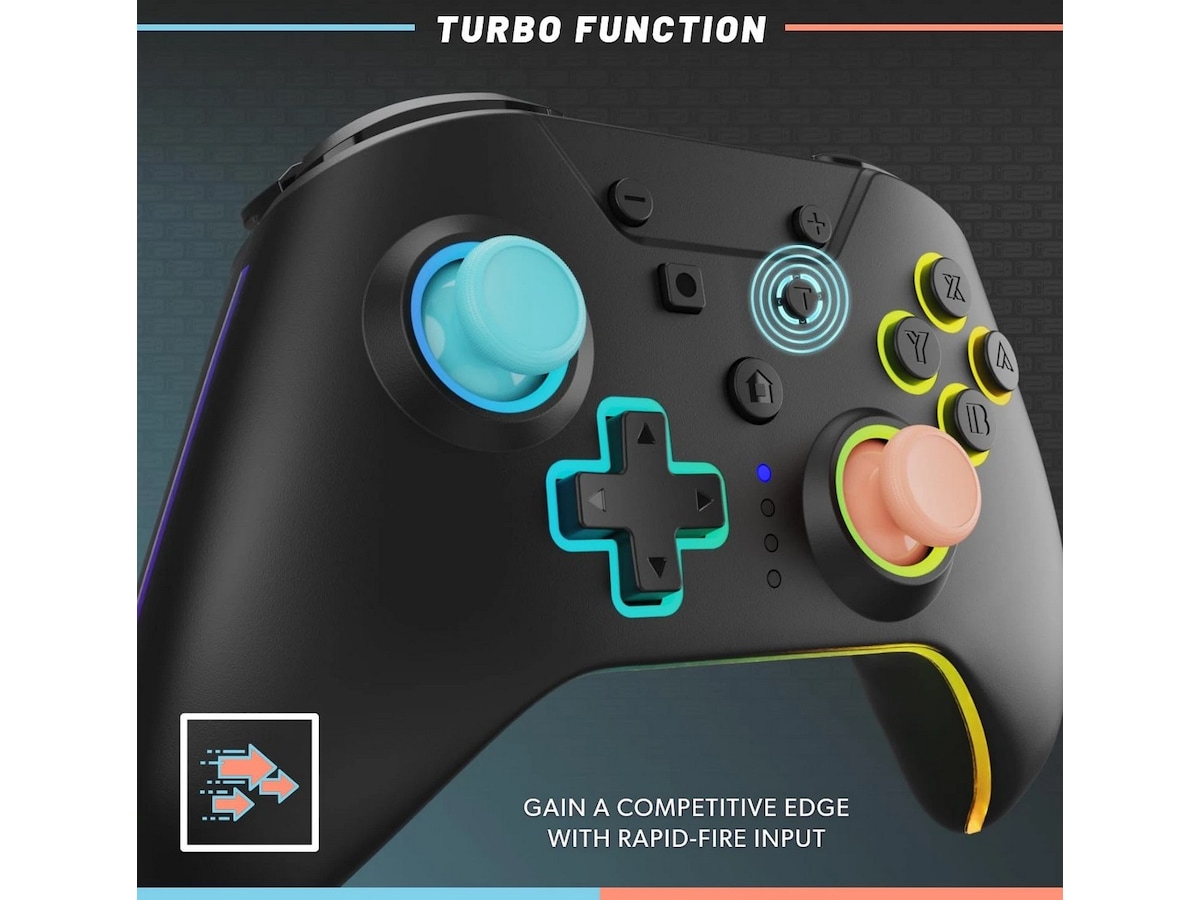 Hyperkin Armor 3 NuRival NSW2 trådløs controller (sort) Tilbehør til spilkonsoller