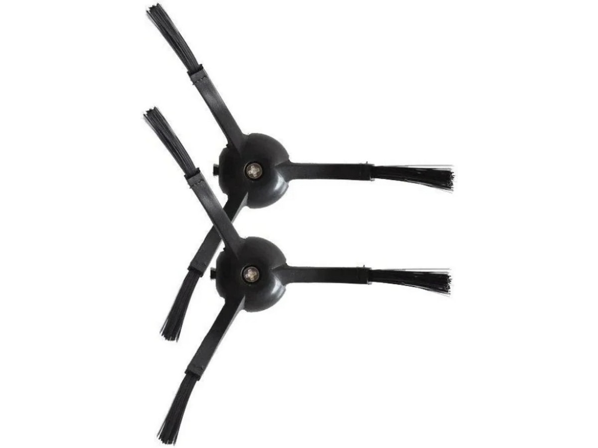 Roborock sidoborste 3-armad Svart 2st Tilbehør til støvsugere og rengøring