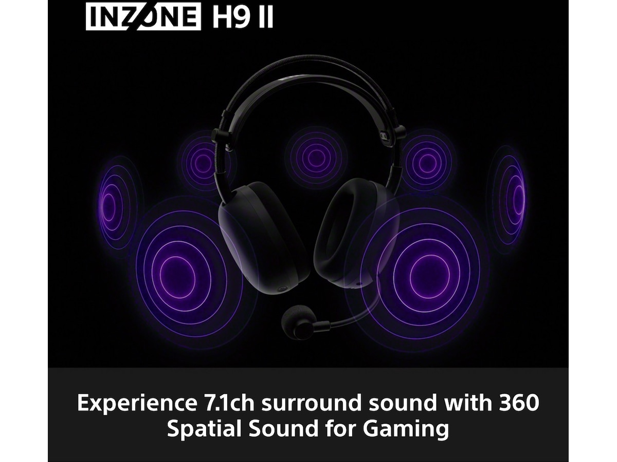 Sony INZONE H9 II Trådlöst Brusreducerande Headset (vit) Gamingheadset