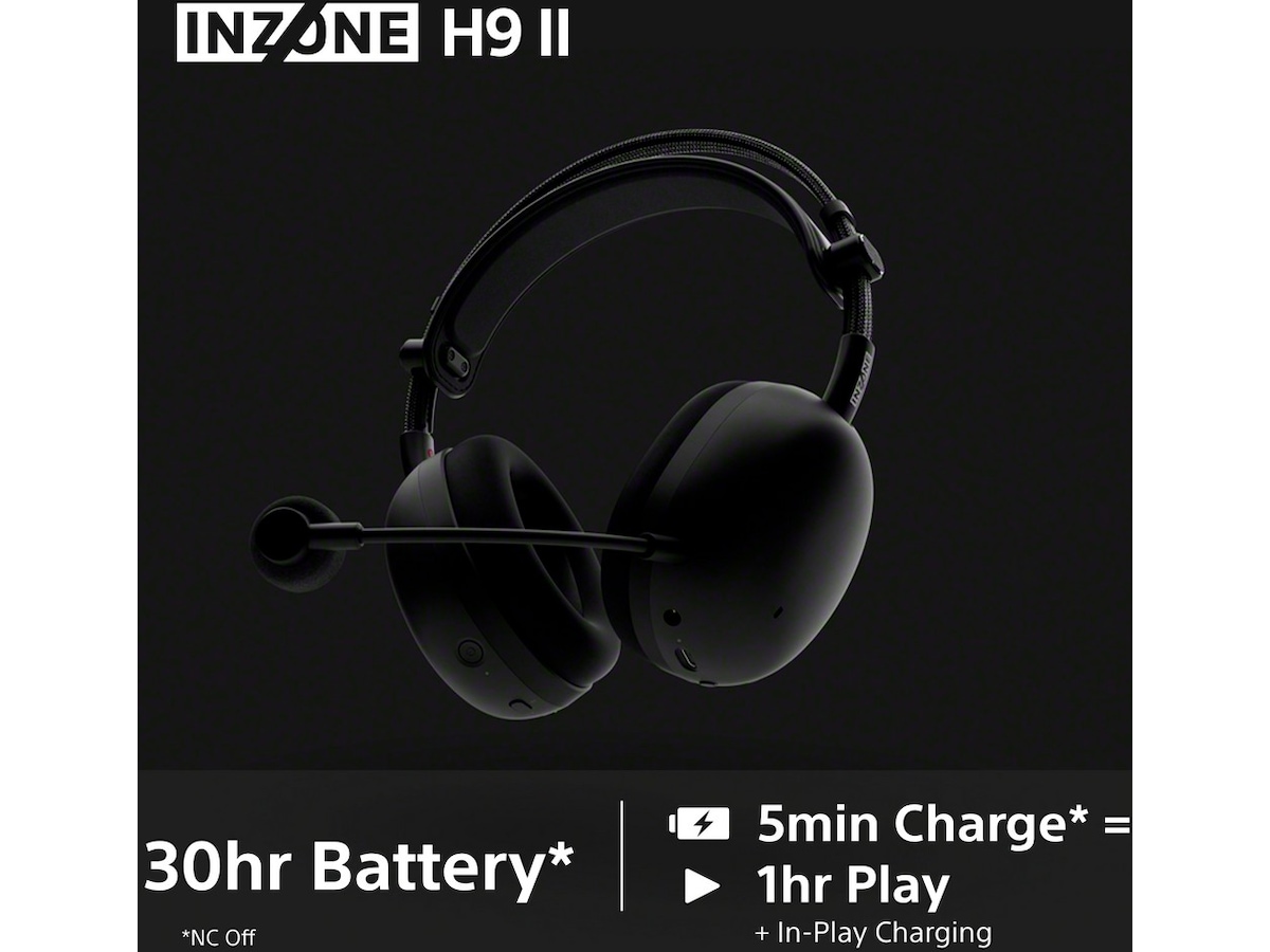 Sony INZONE H9 II Trådlöst Brusreducerande Headset (vit) Gamingheadset