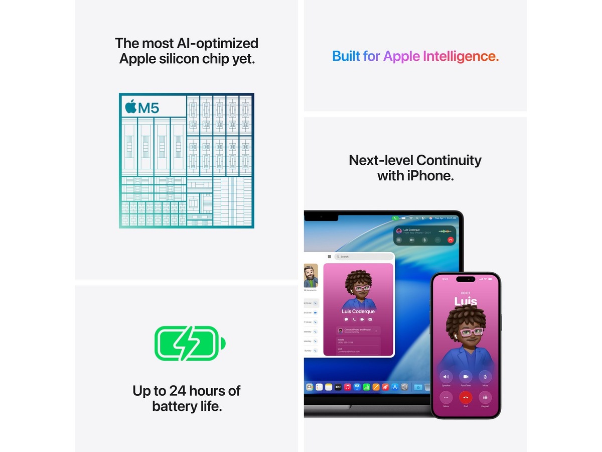 Macbook Pro 14 M5 (2025) 1TB (rymdsvart) PC - Bærbar / laptop