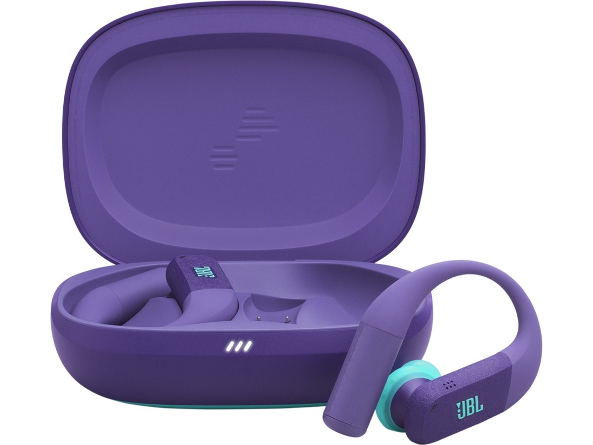 JBL Endurance PEAK 4 True Wireless Ørepropper, in-ear (lilla) In-ear høretelefoner