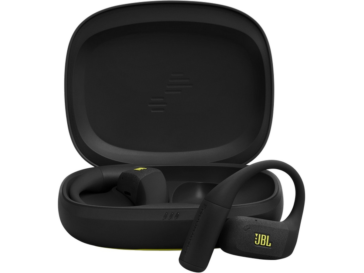 JBL Endurance Zone Trådløse ørepropper, Open Ear (sort/lime) In-ear høretelefoner