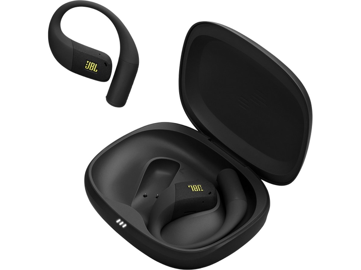 JBL Endurance Zone Trådløse ørepropper, Open Ear (sort/lime) In-ear høretelefoner