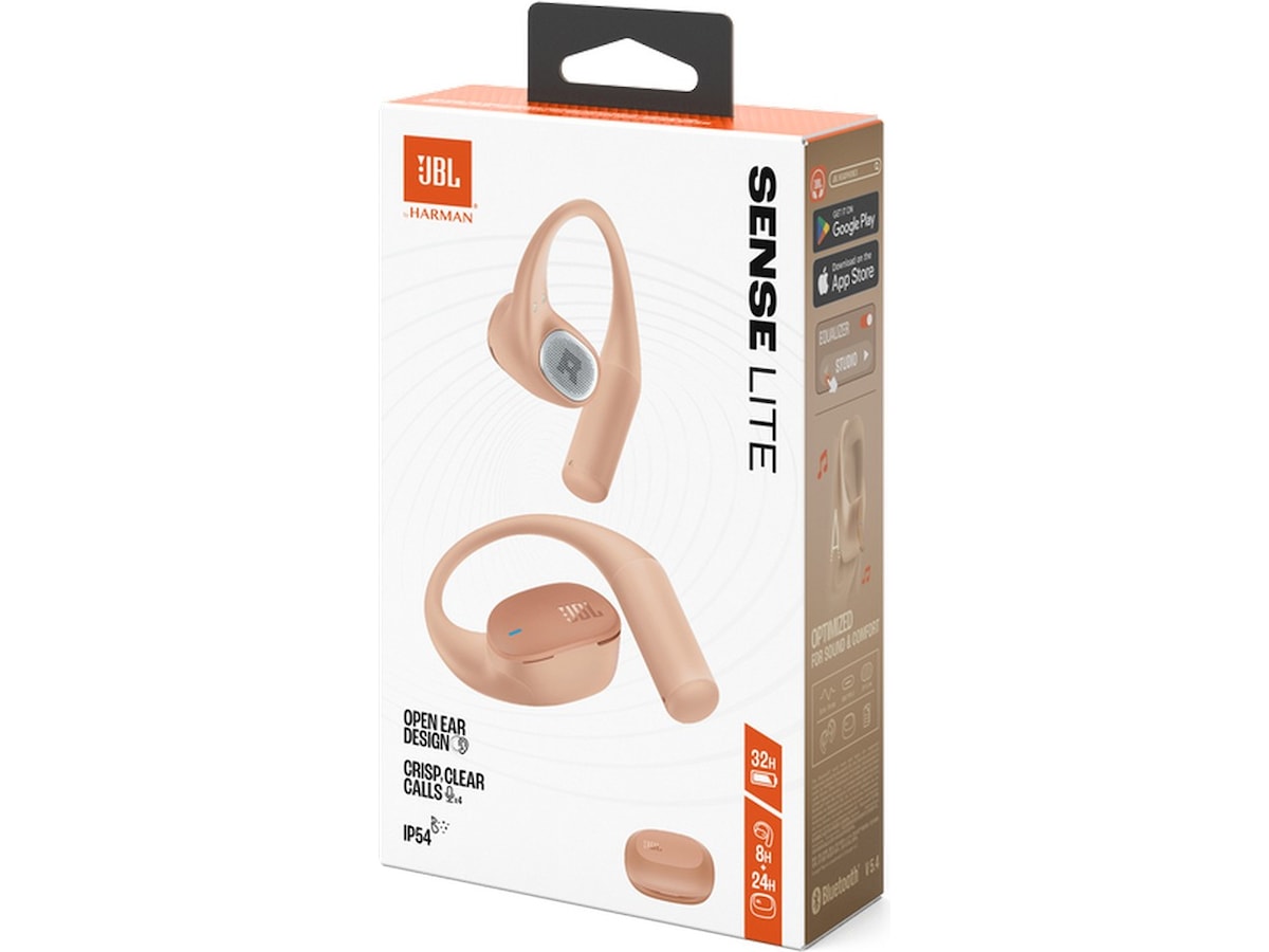 JBL Sense Lite Trådlösa Öronsnäckor, Open-ear (beige) In-ear høretelefoner