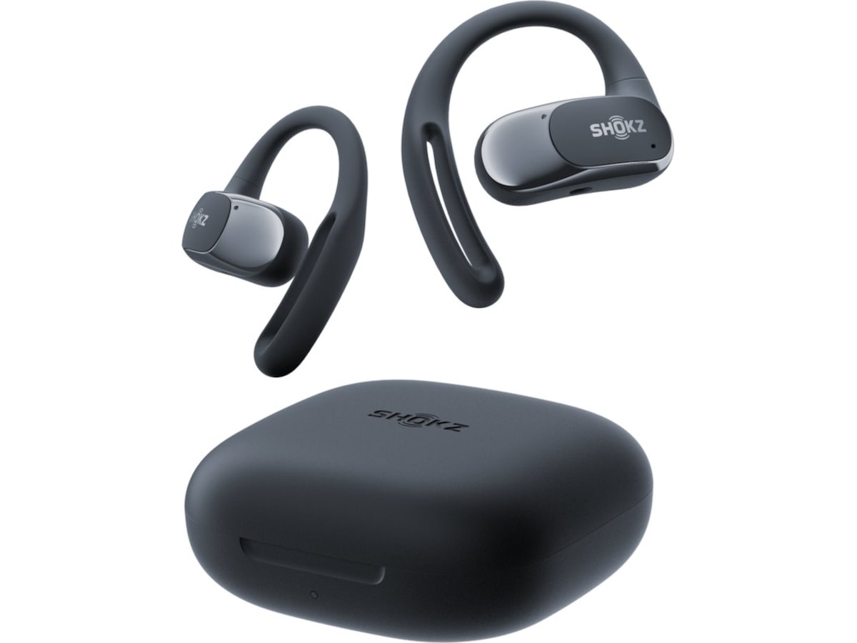 SHOKZ OpenFit Air Trådløse ørepropper, open-ear (sort) Høretelefoner