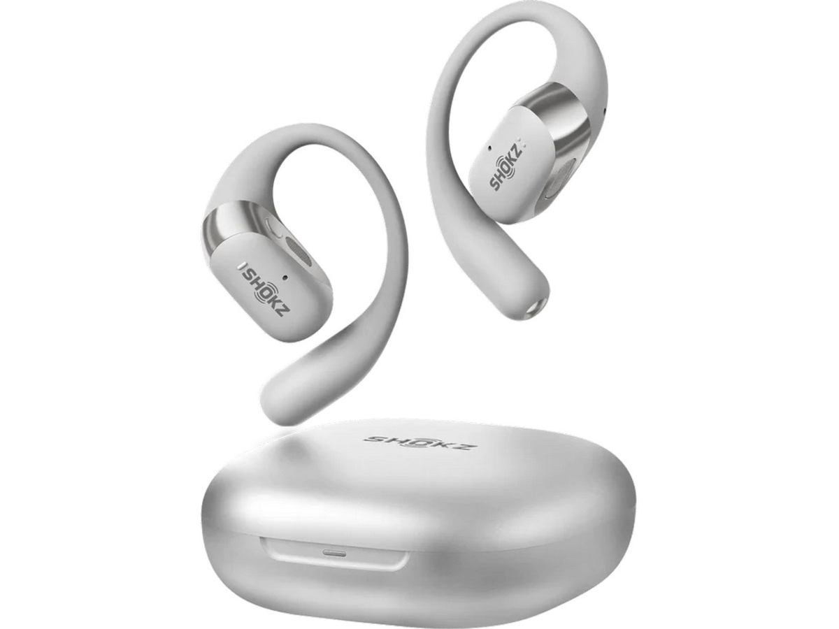 SHOKZ OpenFit 2+ Trådløse Ørepropper, On-Ear (grå) In-ear høretelefoner