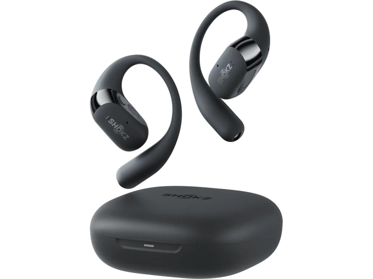 SHOKZ OpenFit 2+ Trådløse Ørepropper, On-Ear (sort) In-ear høretelefoner