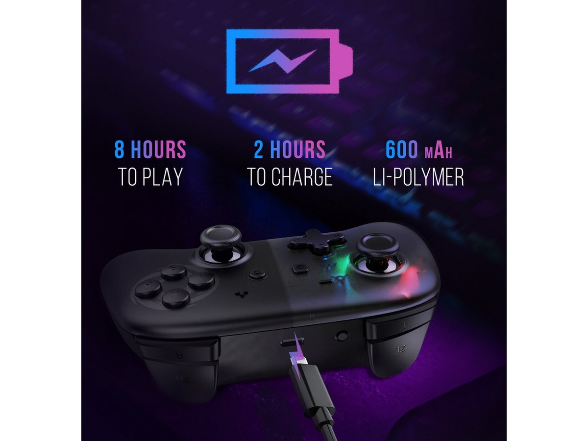 Oniverse Onipad Nintendo Switch 2 trådløs controller (sort) Tilbehør til spilkonsoller