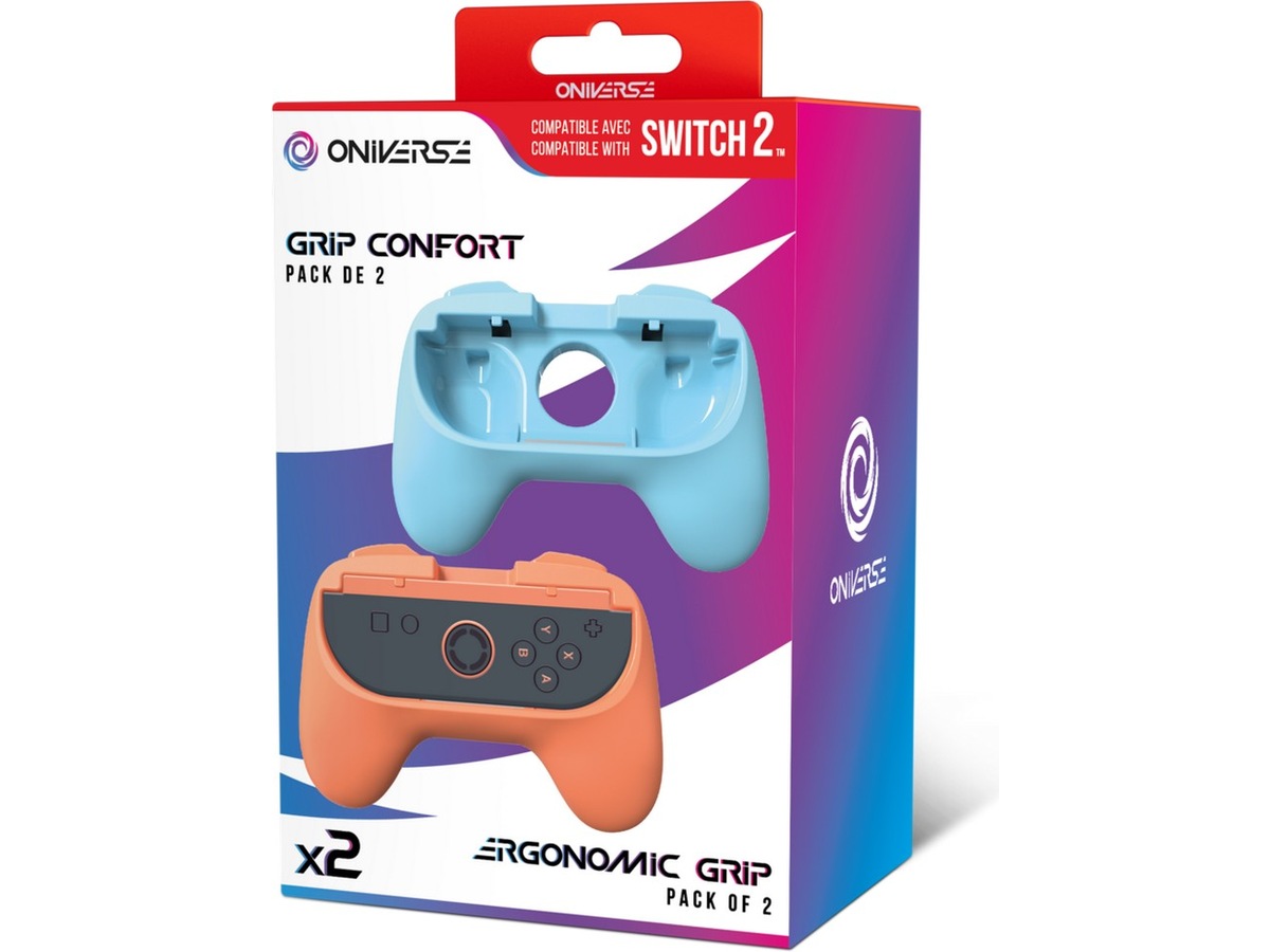 Oniverse Nintendo Switch 2 ergonomiske greb (2-pak) Tilbehør til spilkonsoller