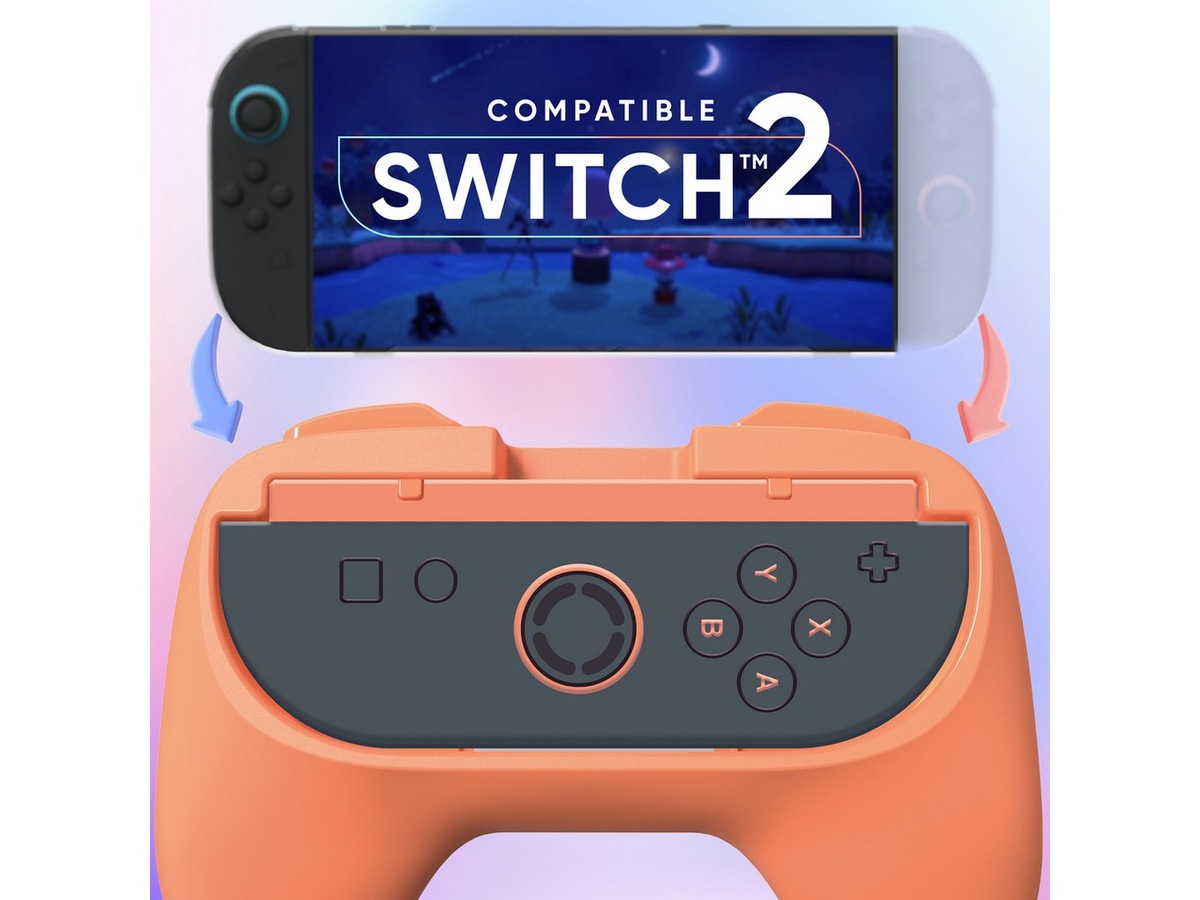 Oniverse Nintendo Switch 2 ergonomiske greb (2-pak) Tilbehør til spilkonsoller