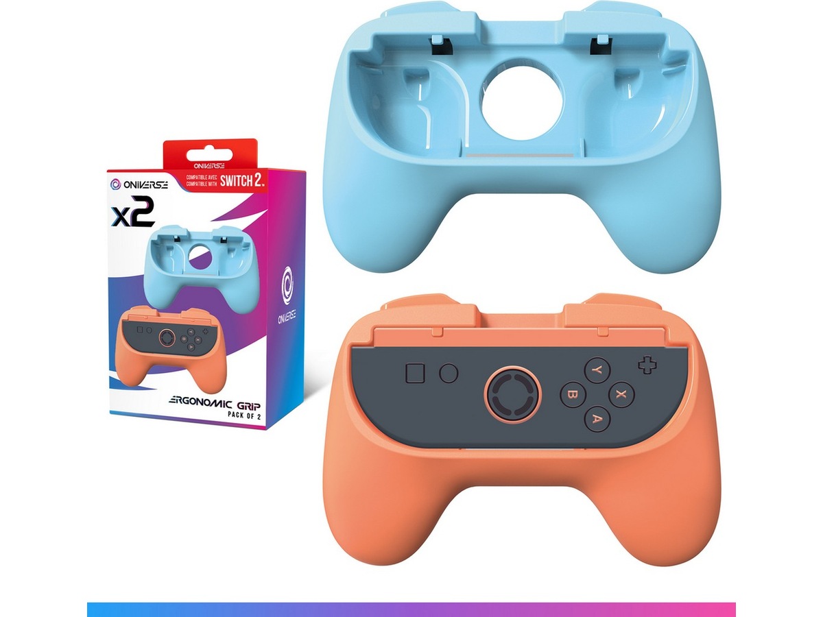 Oniverse Nintendo Switch 2 ergonomiske greb (2-pak) Tilbehør til spilkonsoller