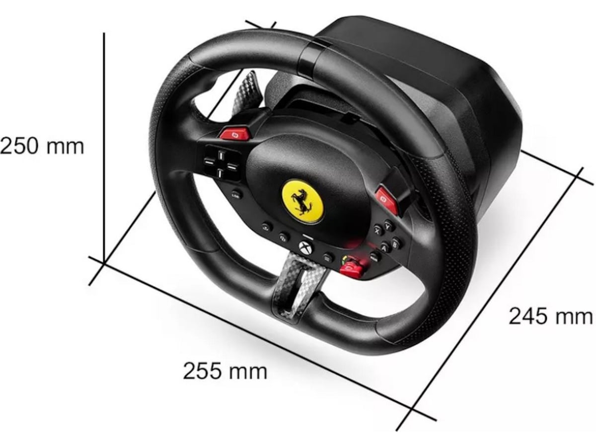 Thrustmaster T98-X Ferrari 296 GTS Racing Wheel Rat og pedaler