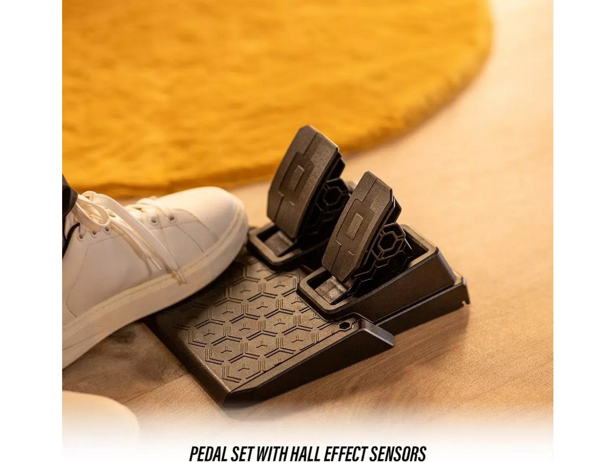 Thrustmaster T98-X Ferrari 296 GTS Racing Wheel Rat og pedaler