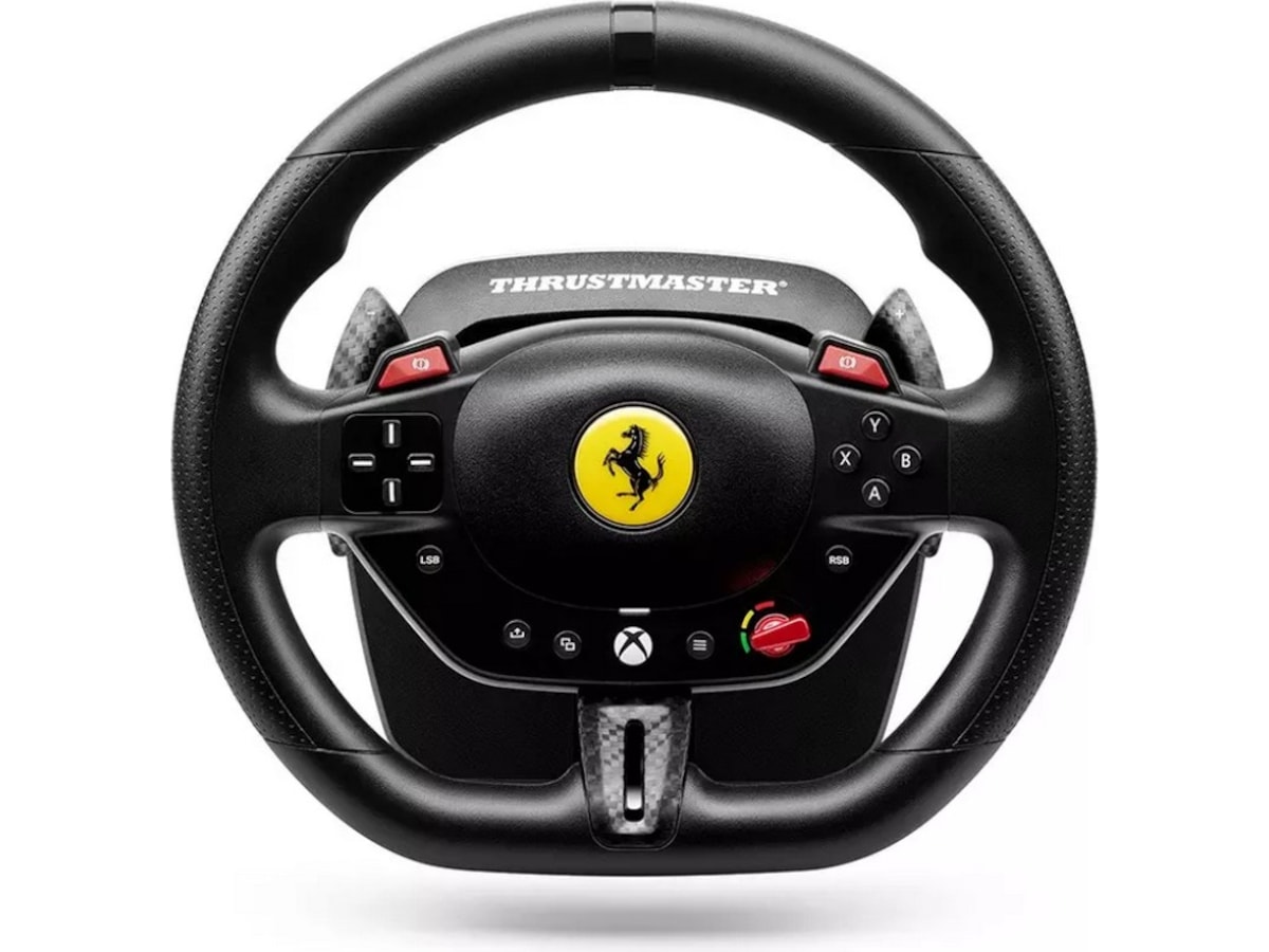 Thrustmaster T98-X Ferrari 296 GTS Racing Wheel Rat og pedaler