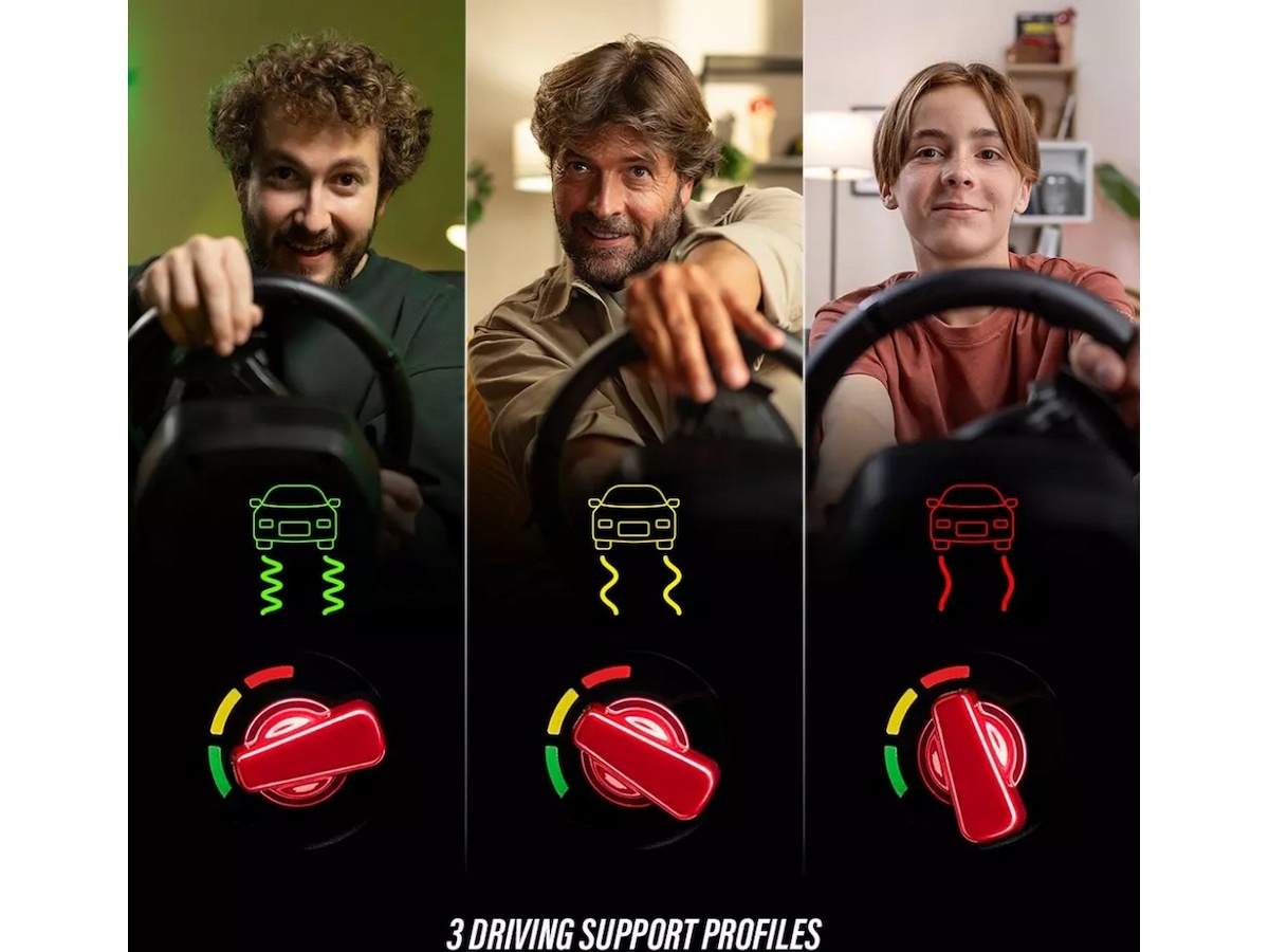 Thrustmaster T98-X Ferrari 296 GTS Racing Wheel Rat og pedaler