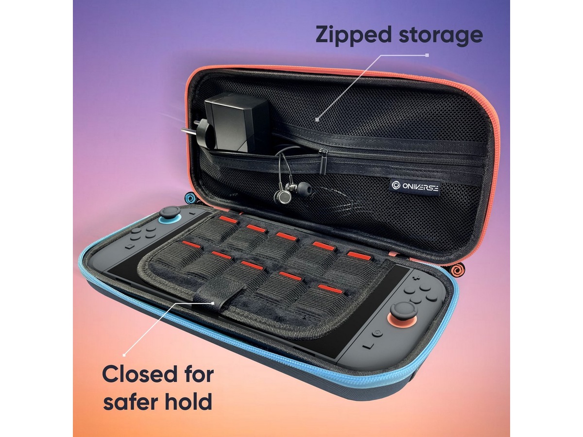Oniverse Nintendo Switch 2 bæretaske (grå) Tilbehør til spilkonsoller