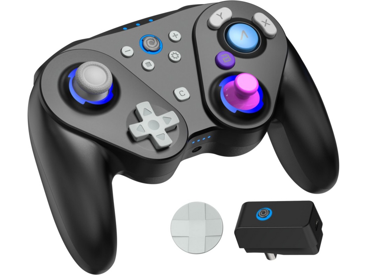 Oniverse Foenix Nintendo Switch 2 trådløs controller (sort) Tilbehør til spilkonsoller