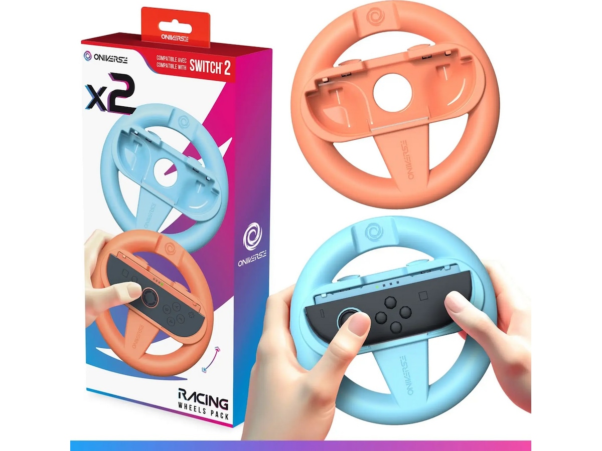 Oniverse Nintendo Switch 2 Joy-con racerrat (orange/blå) Tilbehør til spilkonsoller