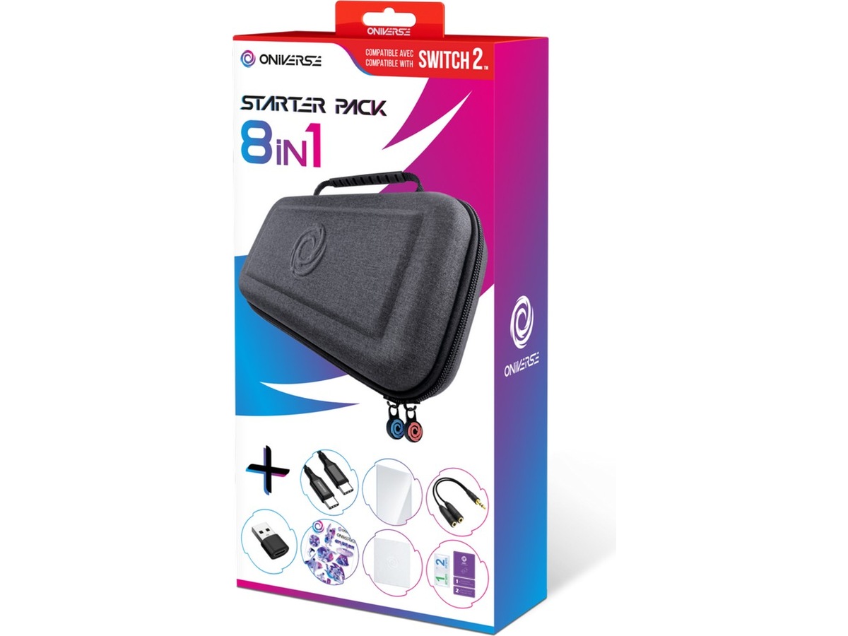 Oniverse Nintendo Switch 2 8-i-1 startpakke Tilbehør til spilkonsoller