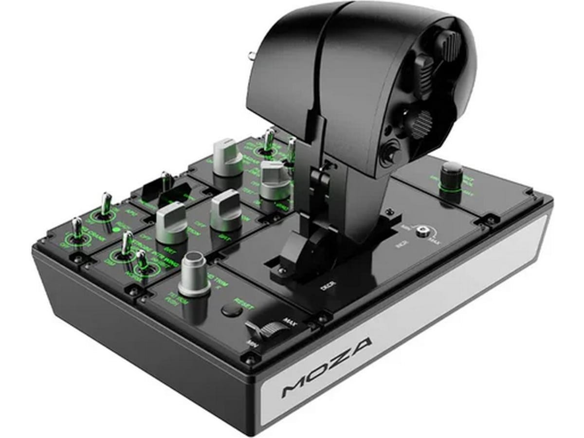 MOZA MTP Flight Throttle Rat og pedaler