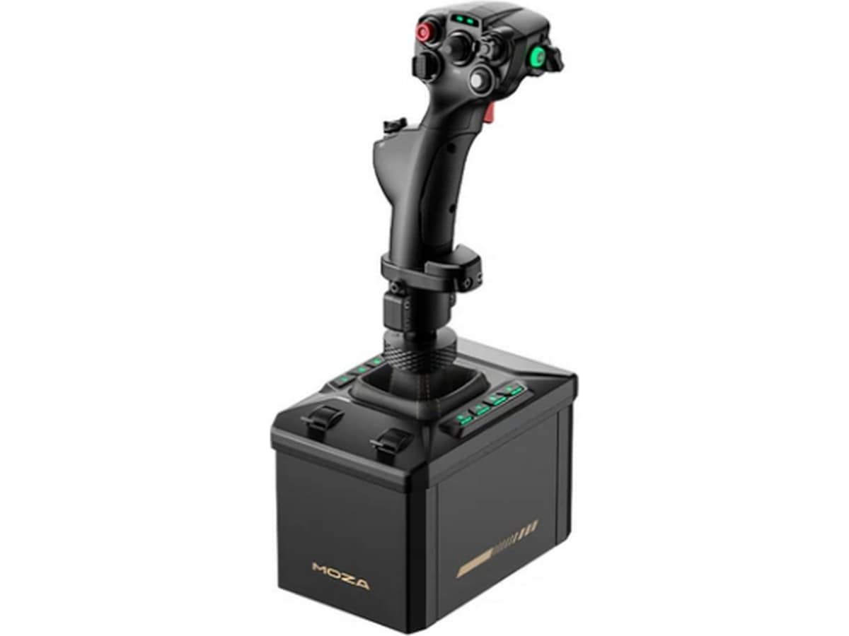 MOZA AB6 FFB Base + MHG Flightstick Bundle Rat og pedaler