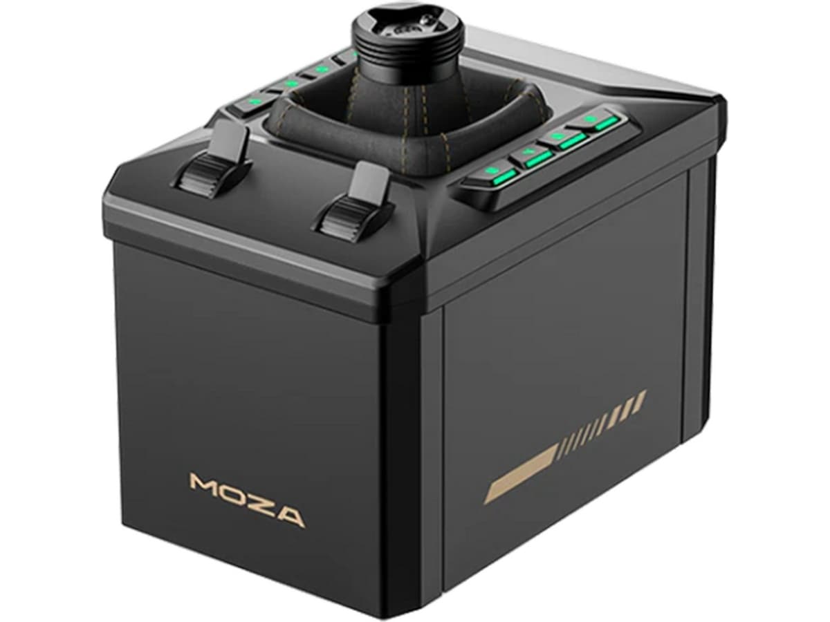 MOZA AB6 FFB Base + MHG Flightstick Bundle Rat og pedaler