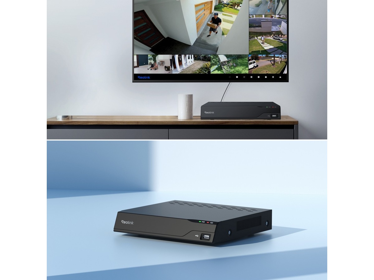 Reolink NVS8 8-Channel NVR + 2TB HDD Overvågningskameraer