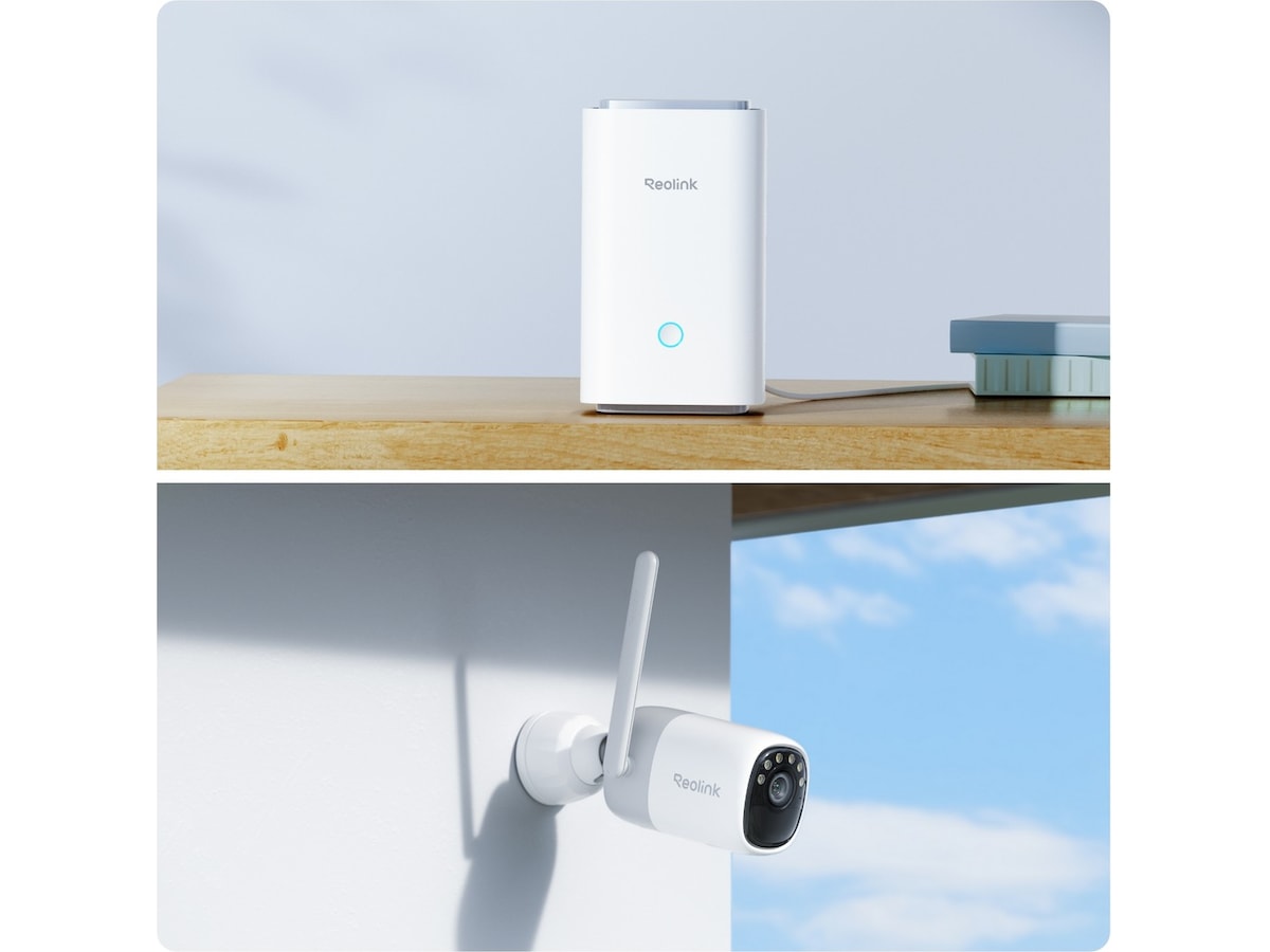 Reolink Home Hub med 2X Altas kamera Overvågningskameraer