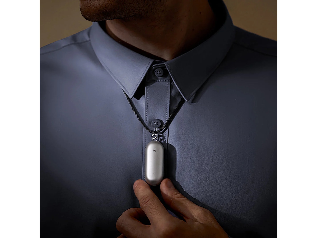 PLAUD NotePin Smart bærbar AI-optager (sølv) Højttalerbeslag & tilbehør