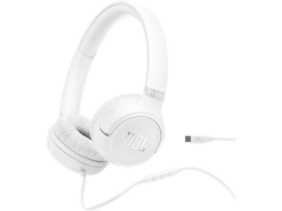 JBL Tune 530C Hovedtelefoner, Over-Ear (hvid) Høretelefoner