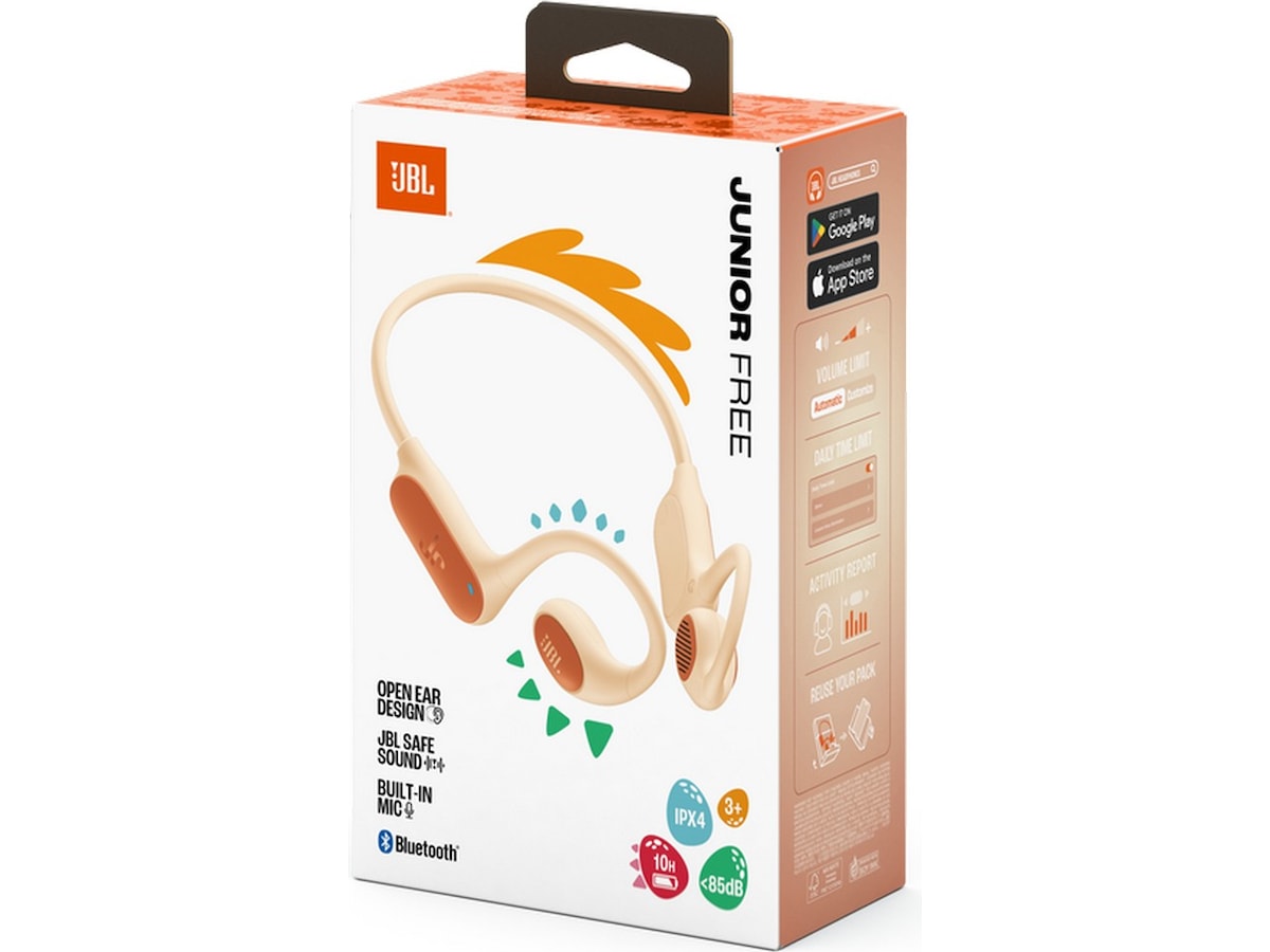 JBL Junior Free trådløse hovedtelefoner (peach) Høretelefoner