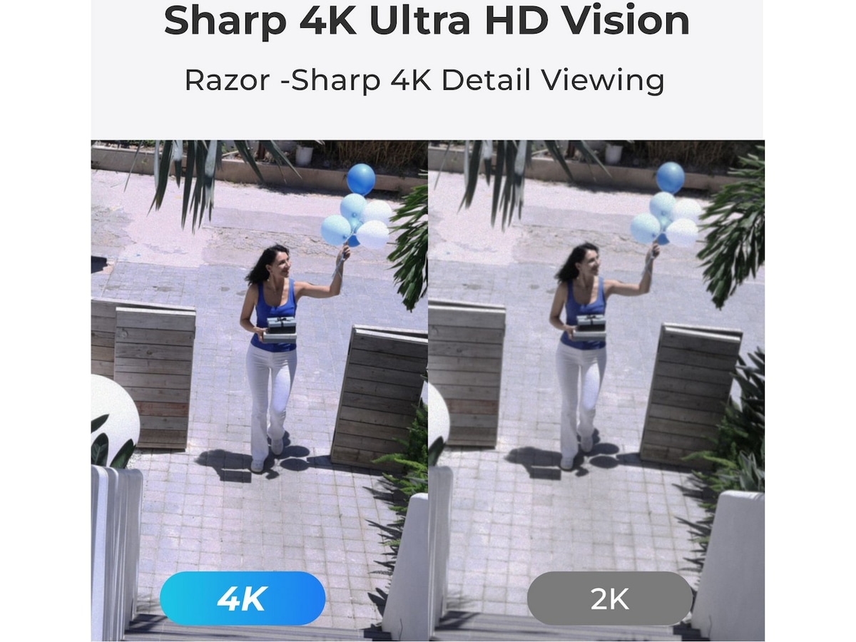 Reolink Argus PT Ultra 4K trådløst sikkerhedskamera (2-stk./solpanel) Overvågningskameraer