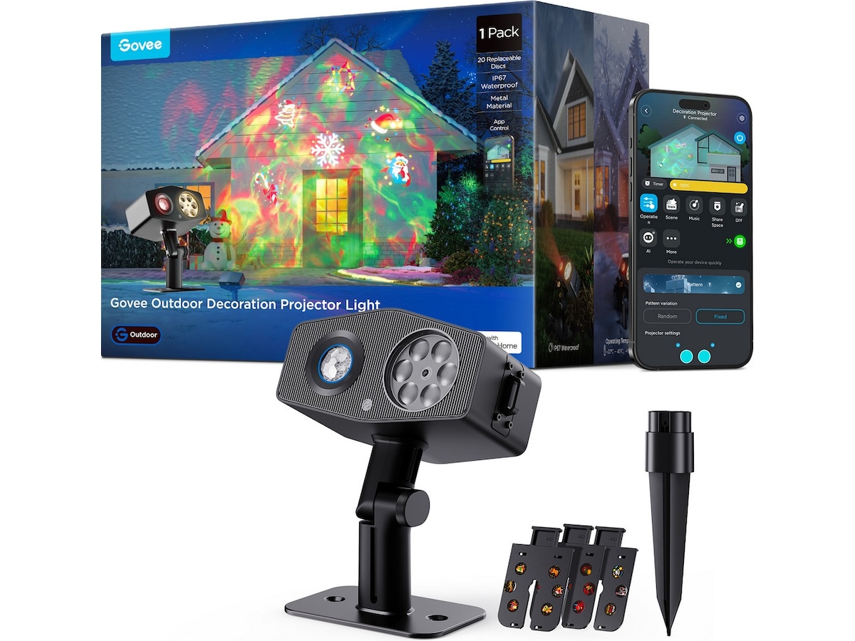 Govee udendørs dekoration projektorlys Led strips & underholdning