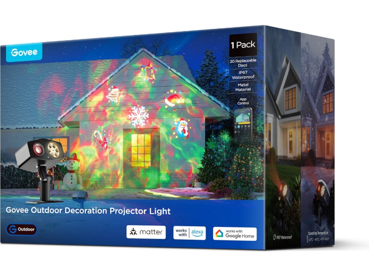 Govee udendørs dekoration projektorlys Led strips & underholdning