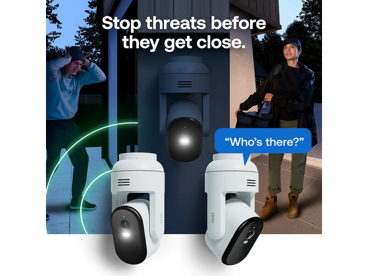 Arlo Essential 3 2K overvågningskamera 2-pak Overvågningskameraer