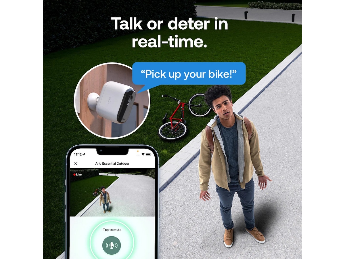 Arlo Essential 3 XL overvågningskamera  2-pack Overvågningskameraer