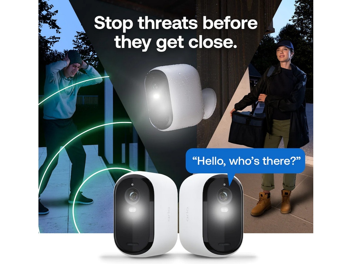 Arlo Essential 3 XL overvågningskamera  2-pack Overvågningskameraer