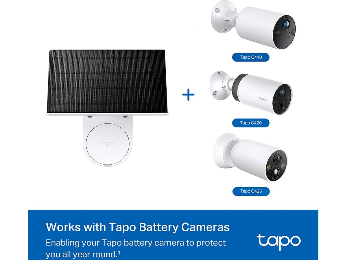 TP-Link Tapo A201 solcellepanel Tilbehør til overvågningskameraer