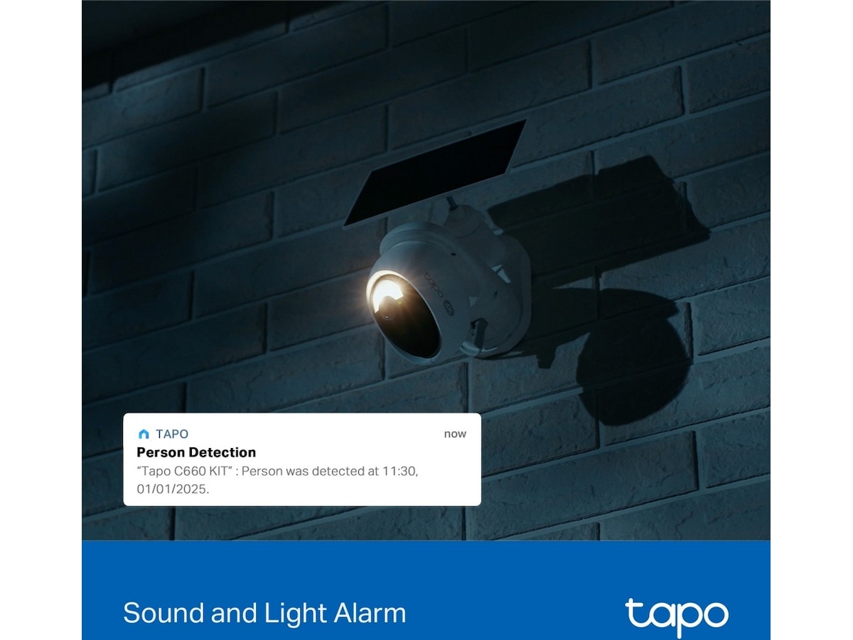 TP-Link Tapo C660 KIT overvågningskamera solcelledrevet Overvågningskameraer