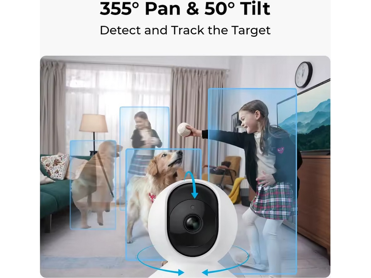 E1 Indendørs Wi-Fi Sikkerhedskamera Overvågningskameraer
