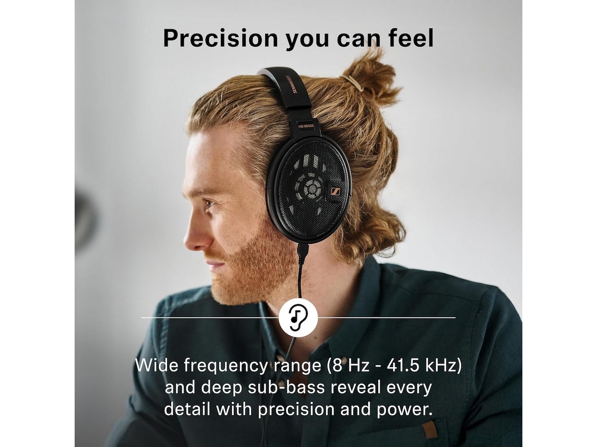 Sennheiser HD660S 2 åbne hovedtelefoner, over-ear (sort) Høretelefoner